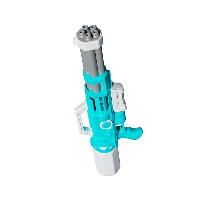 Rotaļlietu ūdens pistole 3807 Zila-Pelēka