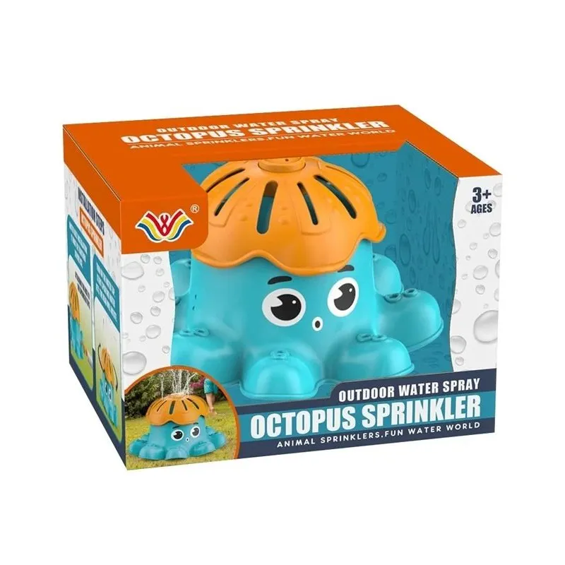 Rotaļlietu ūdens strūklas pūtējs, astoņkājis 777-754, zila