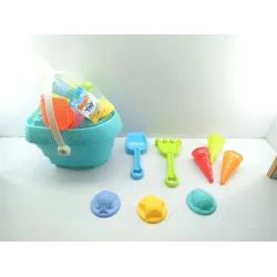 Smėlio žaislų rinkinys 1705B. įvairių spalvų