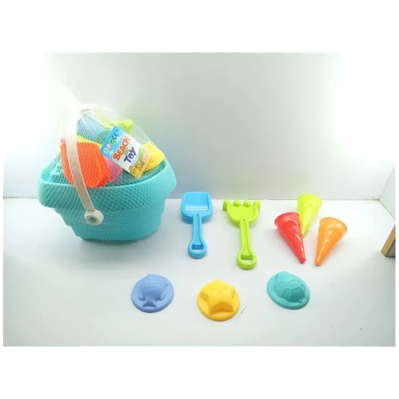 Smilšu kastes rotaļlietu komplekts 1705B. daudzkrāsaina