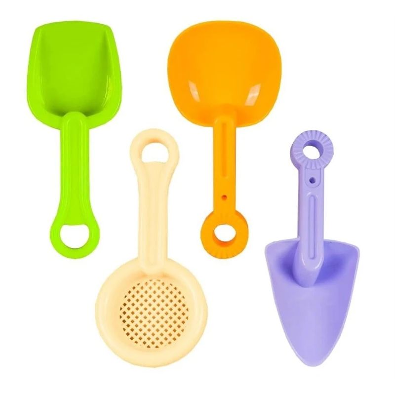 Smilšu kastes rotaļlietu komplekts 666-1163P. daudzkrāsaina