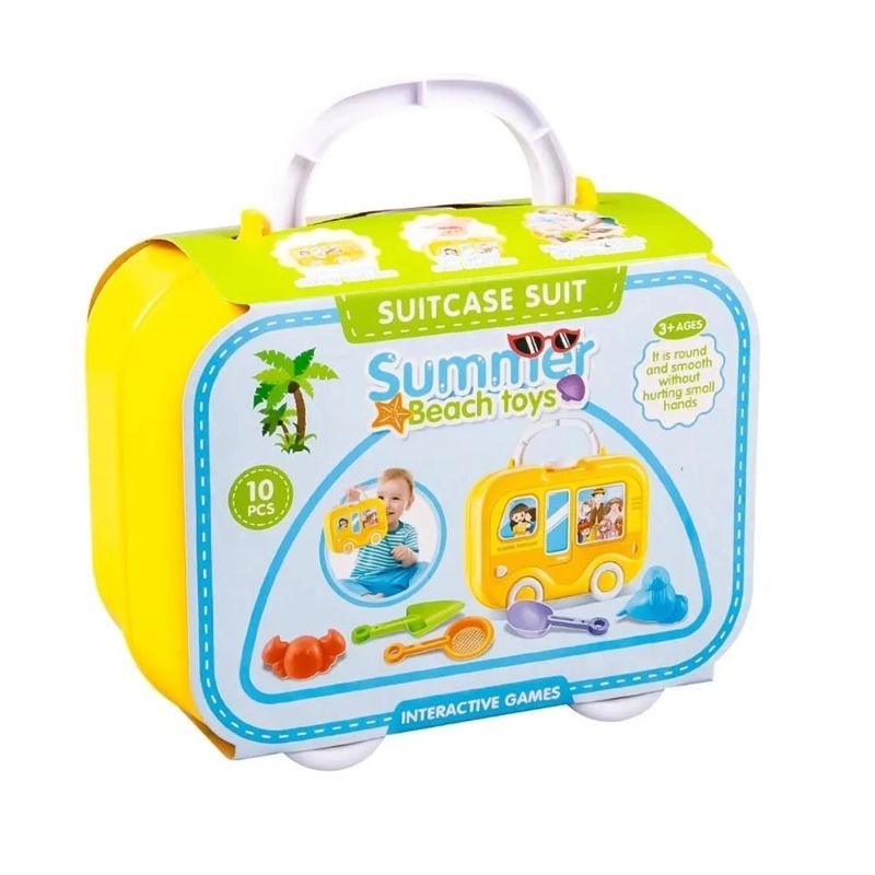 Smilšu kastes rotaļlietu komplekts 666-1163P. daudzkrāsaina