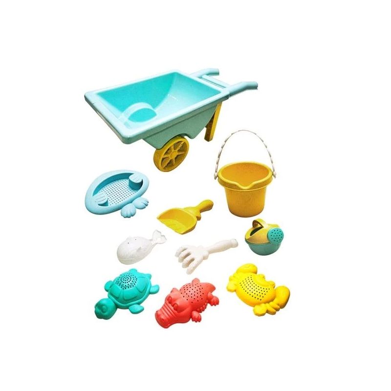 Smilšu kastes rotaļlietu komplekts M985. daudzkrāsaina