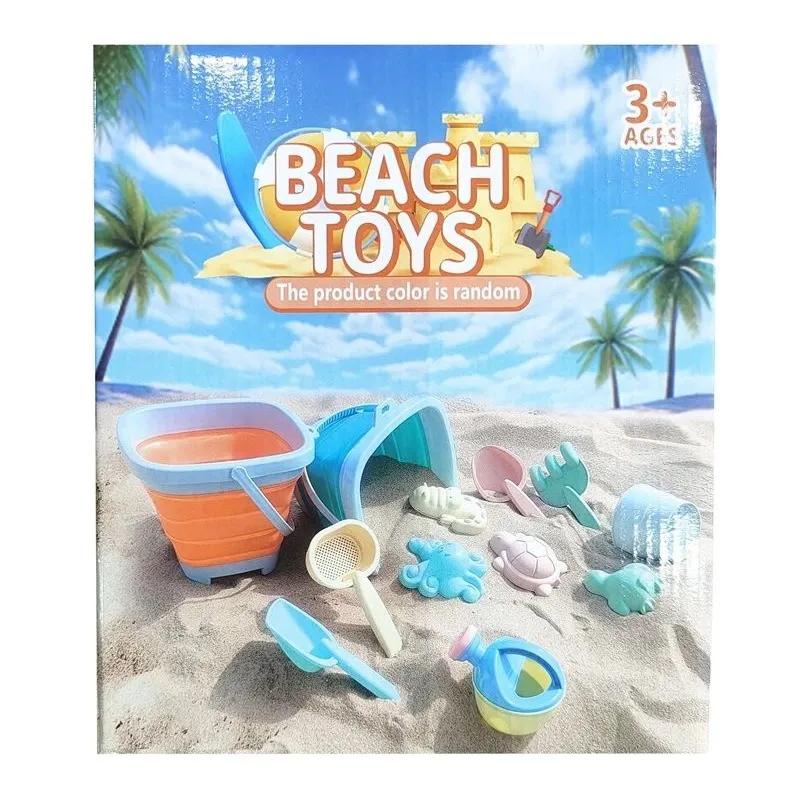 Smilšu kastes rotaļlietu komplekts LAS11-B, daudzkrāsaina