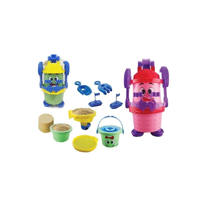 Smilšu kastes rotaļlietu komplekts 733. daudzkrāsaina