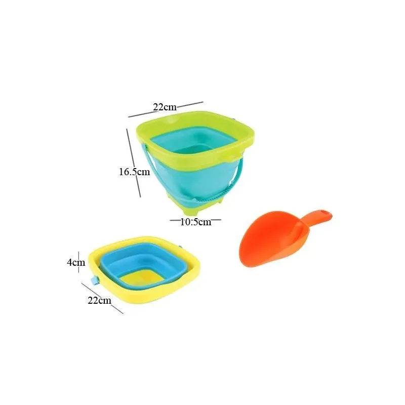 Smilšu kastes rotaļlietu komplekts 890-1A, daudzkrāsaina