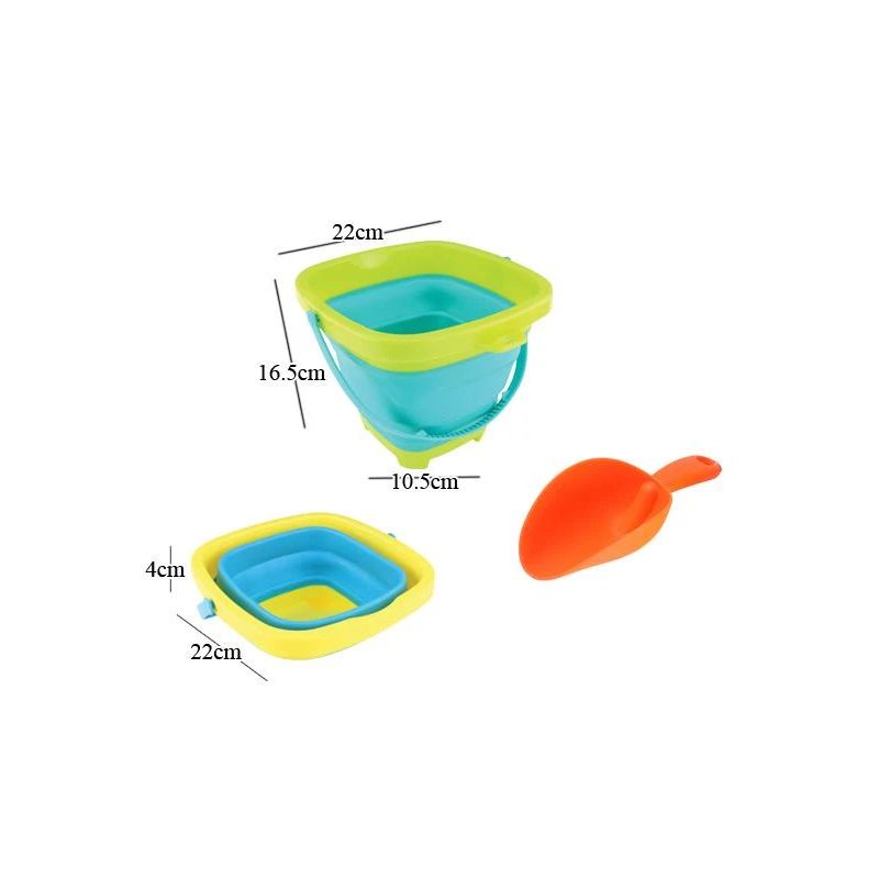 Smilšu kastes rotaļlietu komplekts 890-1A. daudzkrāsaina