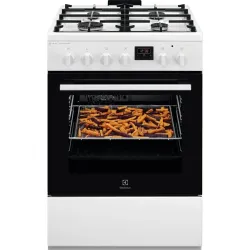 Dujinė viryklė su elektrine orkaite Electrolux 600 serija „SteamBake“ LKK660220W