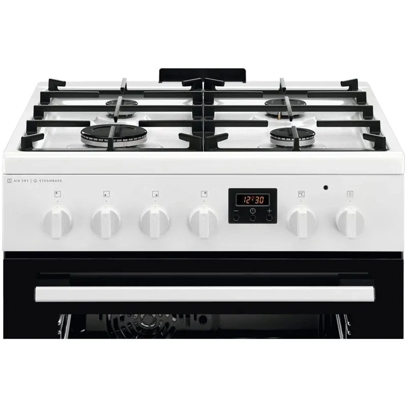 Dujinė viryklė su elektrine orkaite Electrolux 600 serija „SteamBake“ LKK660220W