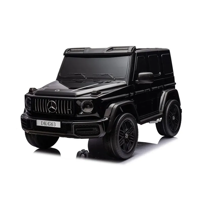 Bērnu elektroauto Mercedes G63, balta-melna-,krāsa-dizains tiek izvēlēts nejauši,