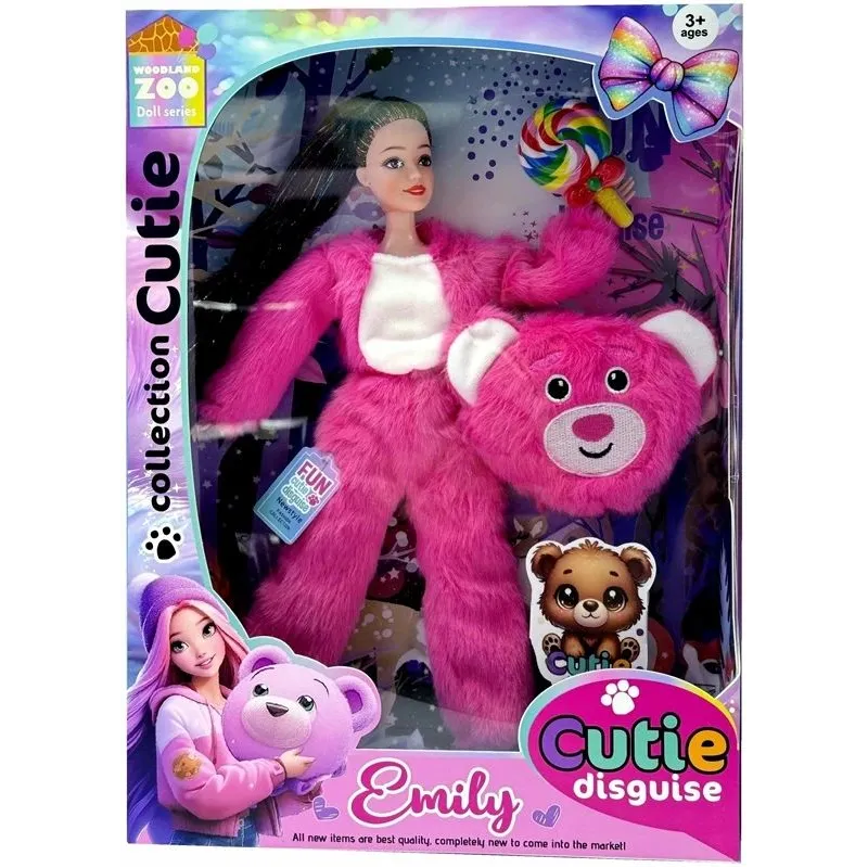 Lelle Emily With Bear Costume QJ201C, 32 cm