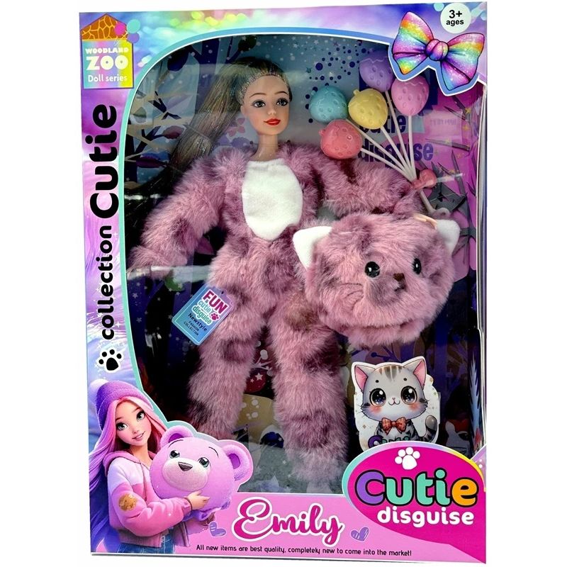 Lelle Emily With Cat Costume QJ201D. 32 cm