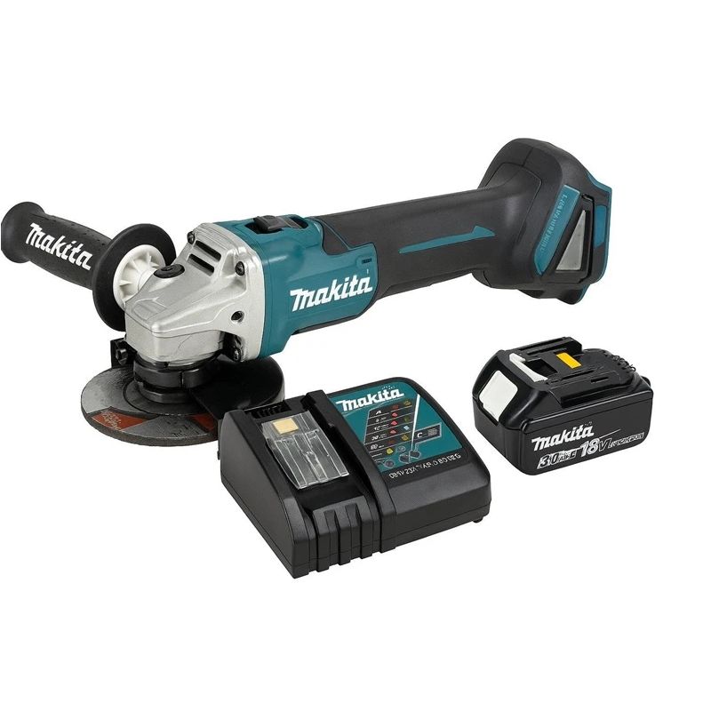 Leņķa slīpmašīna AKUM 3AH UN LĀDĒTĀJS 18V