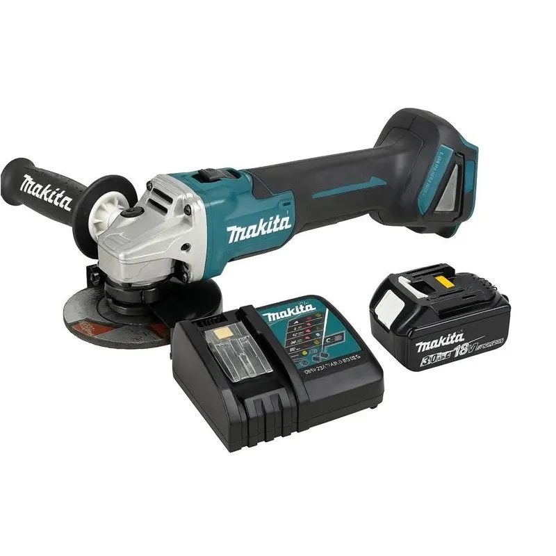 Akumulatora leņķa slīpmašīna Makita DGA506Z+191A24-4, 18 V