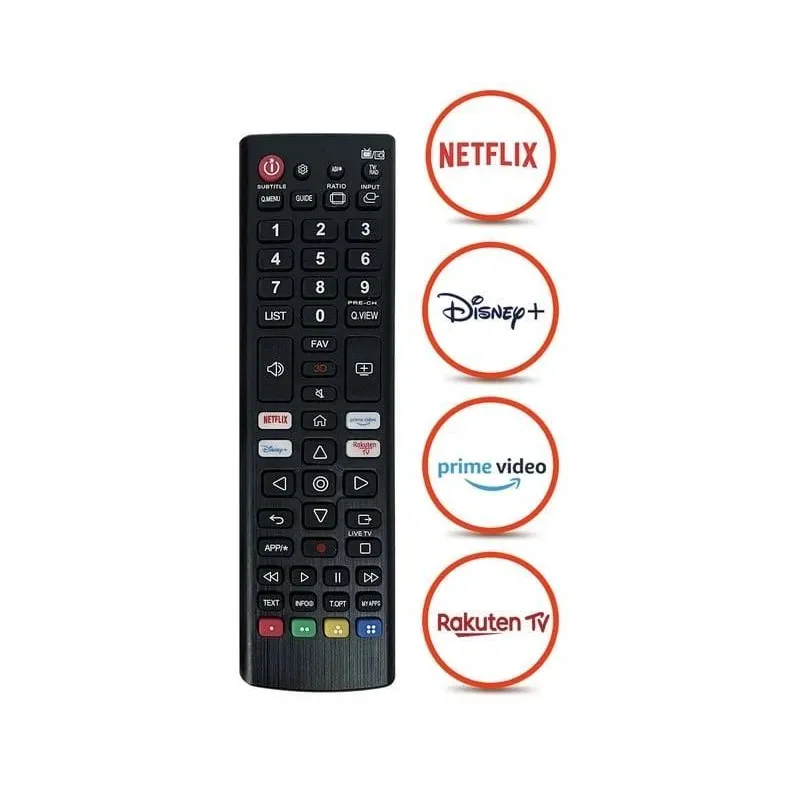 Remote control fits lg tv p019805