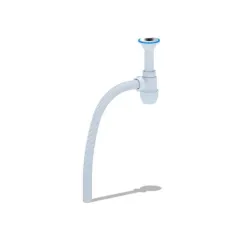 Bottle washbasin trap 1 1-4x32+flex pipe