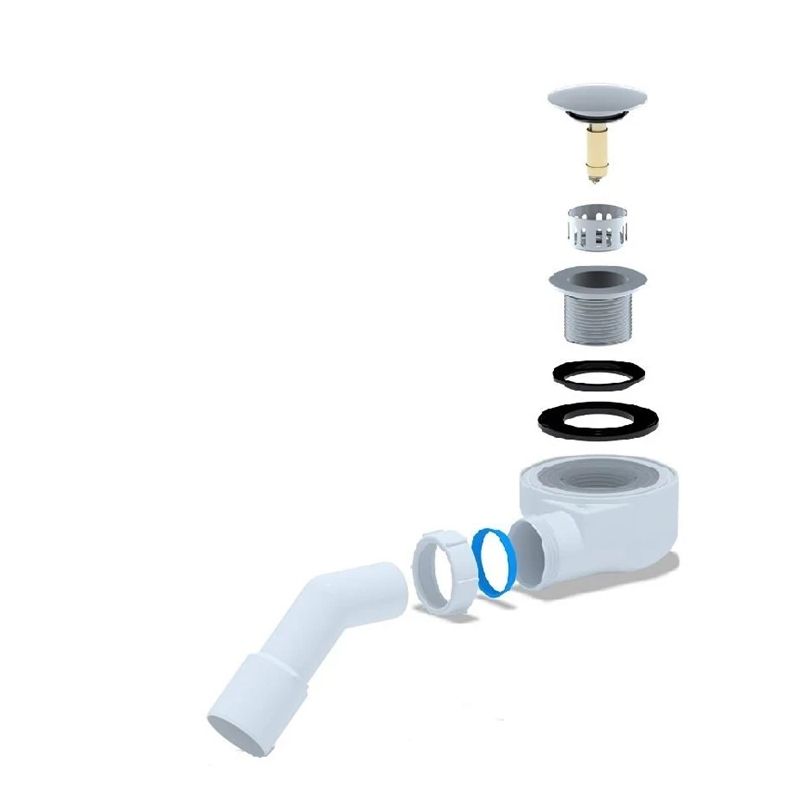 Sifons dušas paliktnim 50mm click-clack