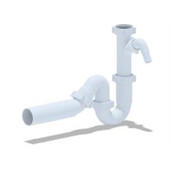 Izlietnes sifons 11-2x40 ar atzaroju ø50