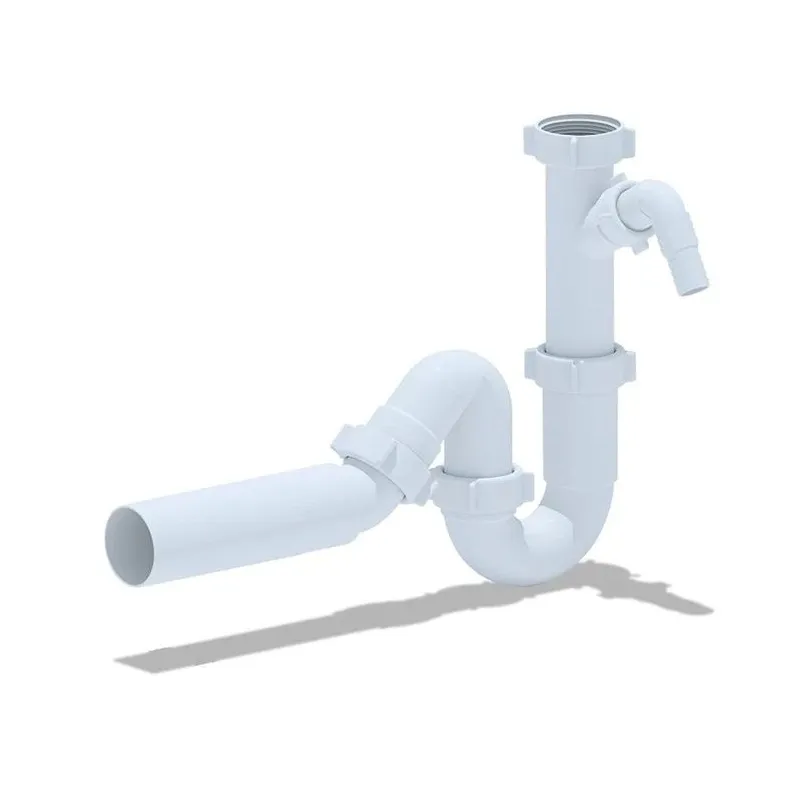 Sifons notekai Ani Plast, 50 mm, balta krās.