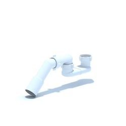 Sifons dušas pad 1 1-2x40-50 be vērsta