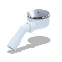 Zems sifons dušas paliktnim 90mm hroms