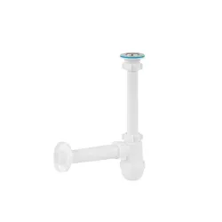 Sifonas praustuvui Ani Plast, 40 mm, balta sp.