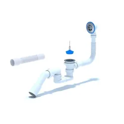 Sifonas voniai Ani Plast E056, 40 mm, balta sp.