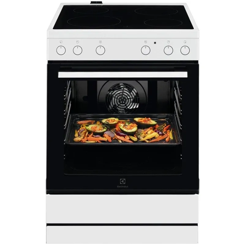 Elektriskā plīts ar elektrisko cepeškrāsni Electrolux LKR62001CW