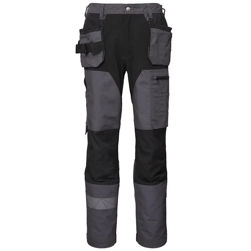 Kelnės Bo Safety Cirius, juoda sp.-pilka sp., 48 dydis