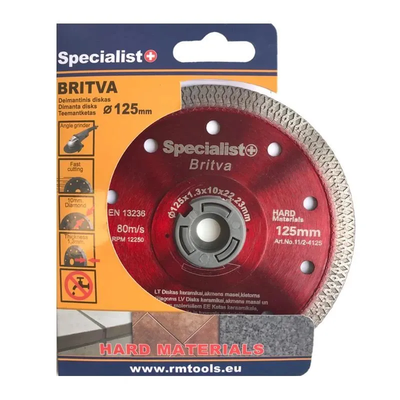 Dimanta disks Specialist+, 125 mm x 22 mm x 1.3 mm