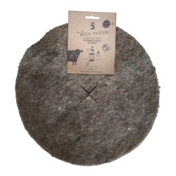 Agrotekstils. universāls. brūna. 250g-m2. 0.3 x 0.3 m