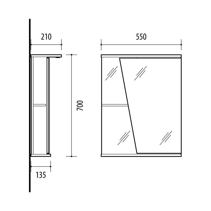 Vannas skapītis sv55 ,riva,