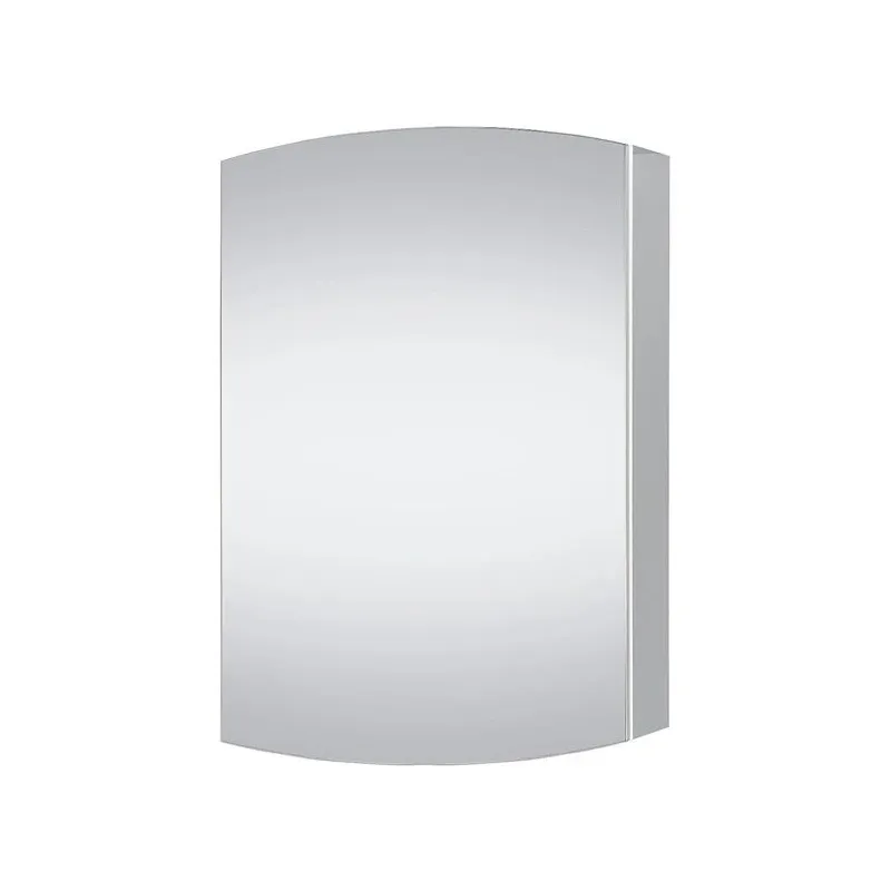 Piekarināms vannas istabas skapis ar spoguli Riva KLV50, balta krās., 16.5 cm x 48.8 cm x 72.7 cm