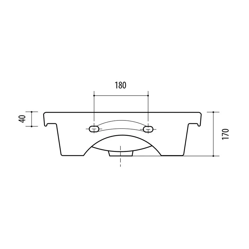 Vannas istabas izlietne Riva Riva Riva50A, keramika, 50.5 cm x 40 cm x 17 cm, balta krās.