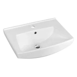 Vonios praustuvas Riva Riva Riva55, keramika, 55.5 cm x 41.5 cm x 20.5 cm, balta sp.