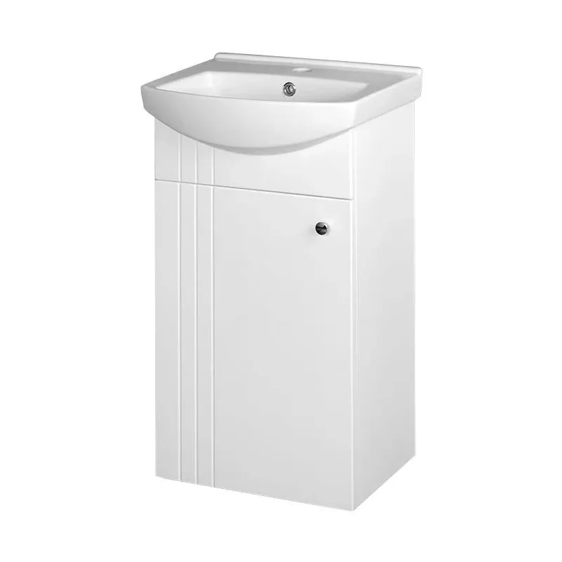 Vannas istabas skapis ar izlietni Riva SA44, balta krās., 26 cm x 40.8 cm x 70 cm