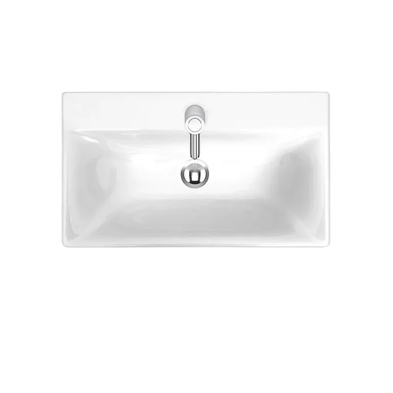 Vannas istabas izlietne Riva RIVA 63, keramika, 64 cm x 37 cm x 13 cm, balta krās.