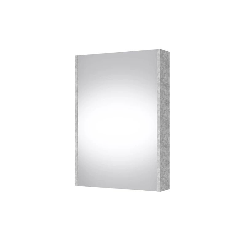 Skapītis ar spoguli sps-50bt-pm concrete