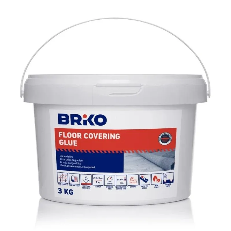 Līme grīdas segumi Briko Cover-Lim, 3 kg, balta krās.