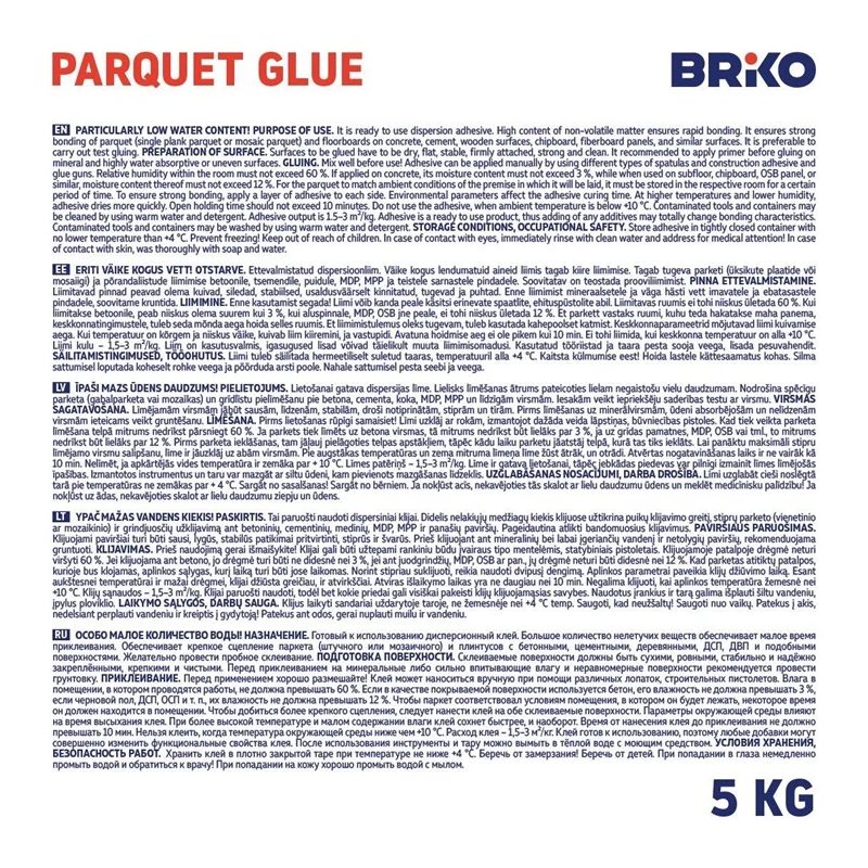 Līme parketa briko 5kg