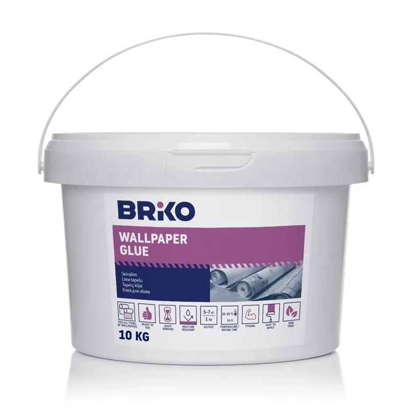 Tapetų klijai Briko Ready Bond, 10 kg