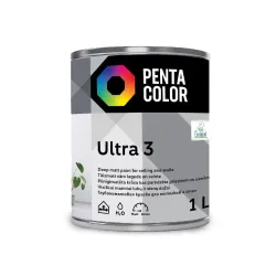 Emulsion paint ultra mat white 1 l