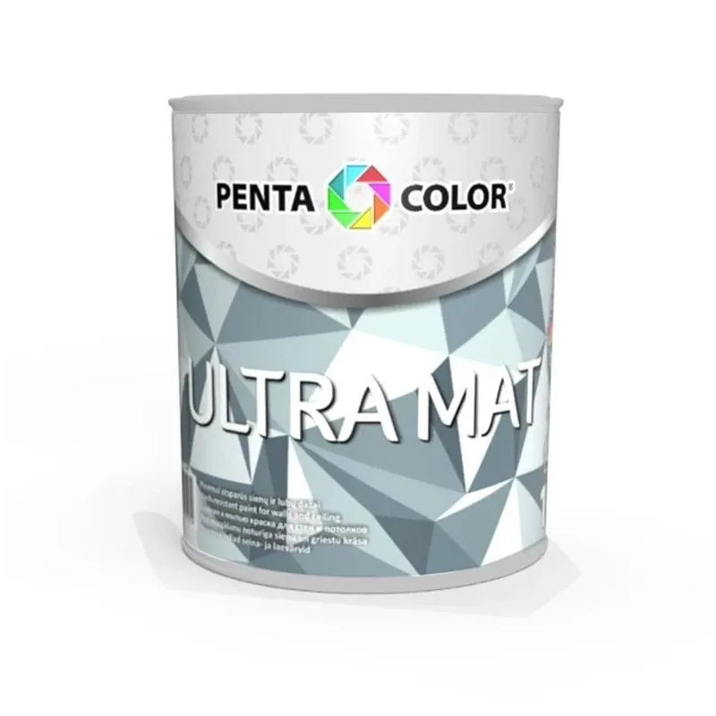 Dispersiniai dažai Pentacolor Ultra 3, balta sp., 1 l