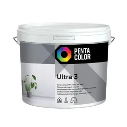 Дисперсионная краска Pentacolor Ultra 3, белый цв., 10 л