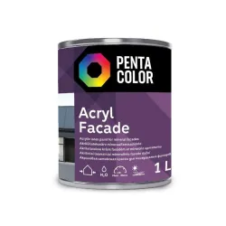 Fasado dažai Pentacolor Acryl Facade, balta sp., 1 l