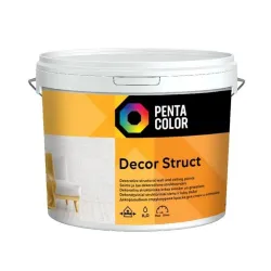 Дисперсионные структурные краски Pentacolor Decor, белый цв., 10 л
