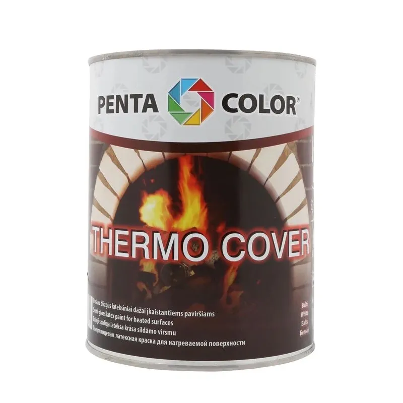 Radiatora krāsa, daudzveidīgs Pentacolor Radiator, balta, 1 l