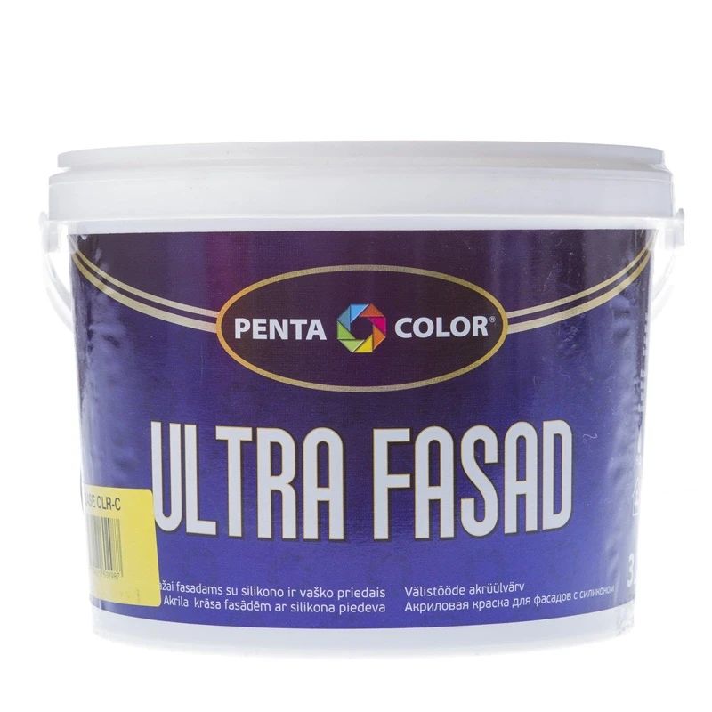 Fasādes krāsas bāze Pentacolor Ultra Facade. 3 l