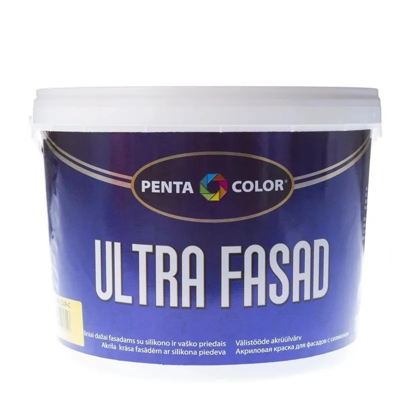 Fasādes krāsas bāze Pentacolor, emulsija, pilnīgi matēta, 10 l