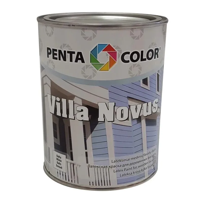 Fasāžu krāsa Pentacolor Villa Novus, dzeltena krās., 1 l